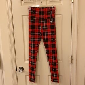 *NWT* OS Plaid Leggings from Legging Depot